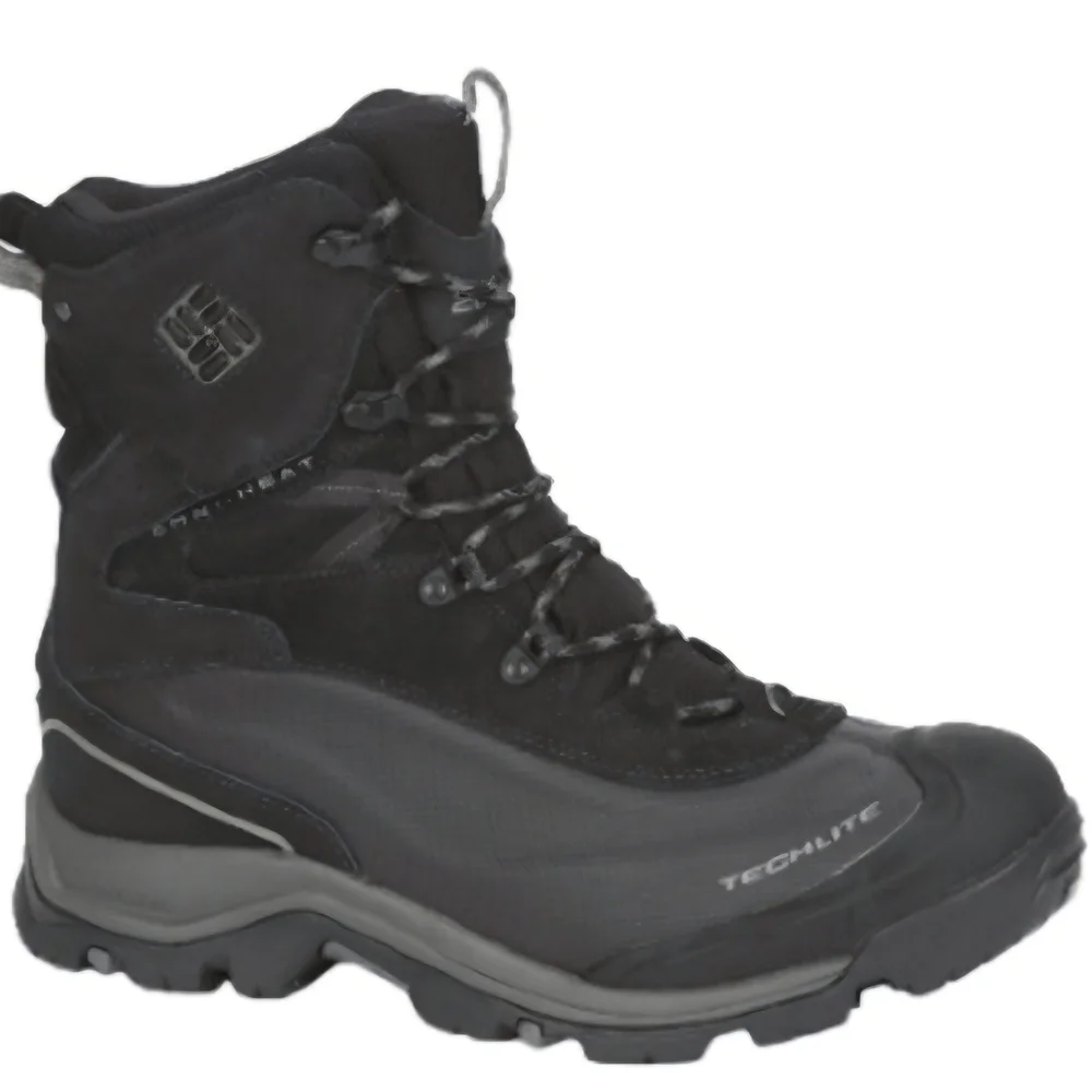 Columbia Men's‎ Black and Brown Waterproof Techlite Hiking/Snow Boots Sz 9